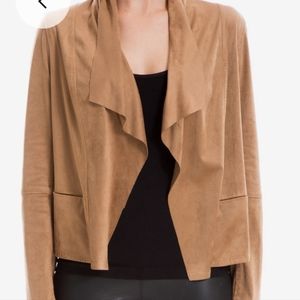NWT Max Studio Vicuna faux suede jacket